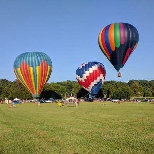 Balloon festival the concluded with a pyromusical display by IPC