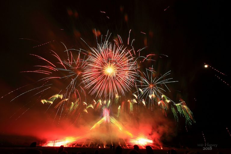 IPC pyromusical fireworks at Pyromania